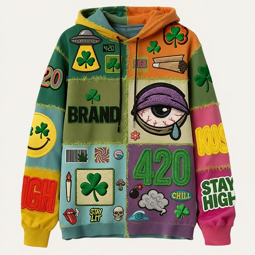 Fashion Casual Printed 420 Sweater