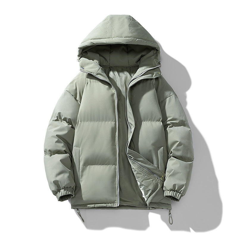 Men's Thickened Zip-Up Hoodie Jacket - Warm Winter Coat