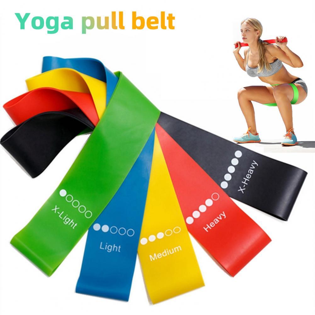 Yoga Resistance Bands Set - Pilates & Fitness Elastic Training Bands