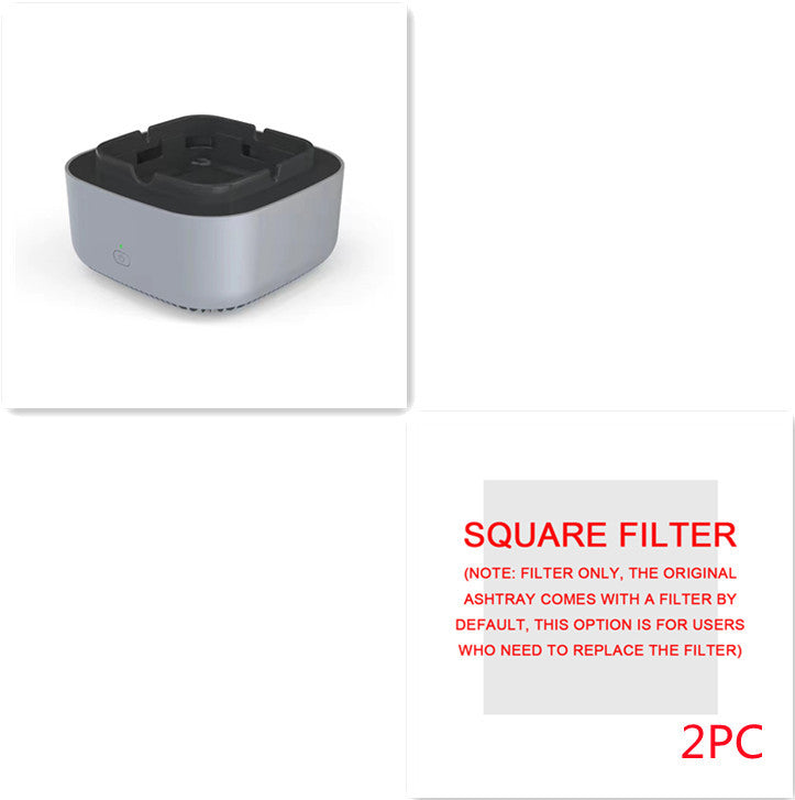 Smart Smoke Removal Ashtray - Air Purifying Smokeless Ashtray