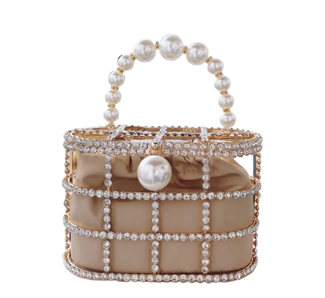 French Pearl Bucket Bag - Women's Summer Handbag