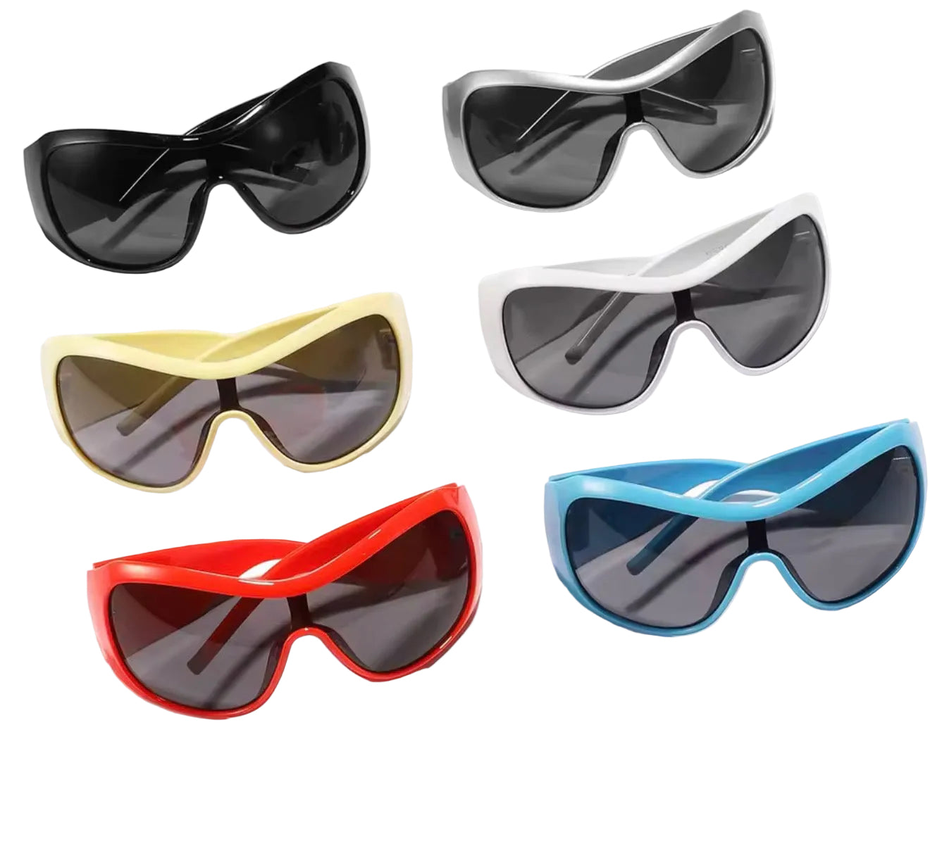 Oversized shield sunglasses women new fashion sexy sunglasses ladies trendy y2k shades