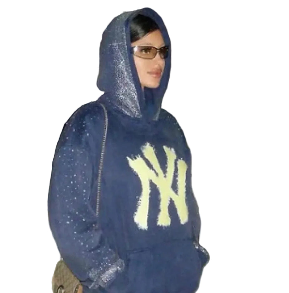 Fur and Diamond New York Oversized Hoodie