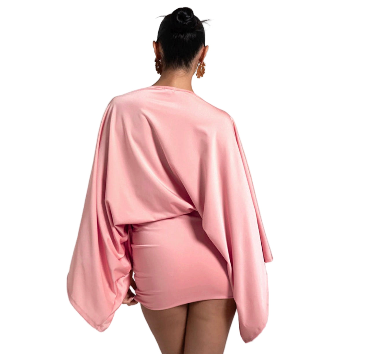 Women Sexy V-Neck Long-Sleeved Bodycon Dress