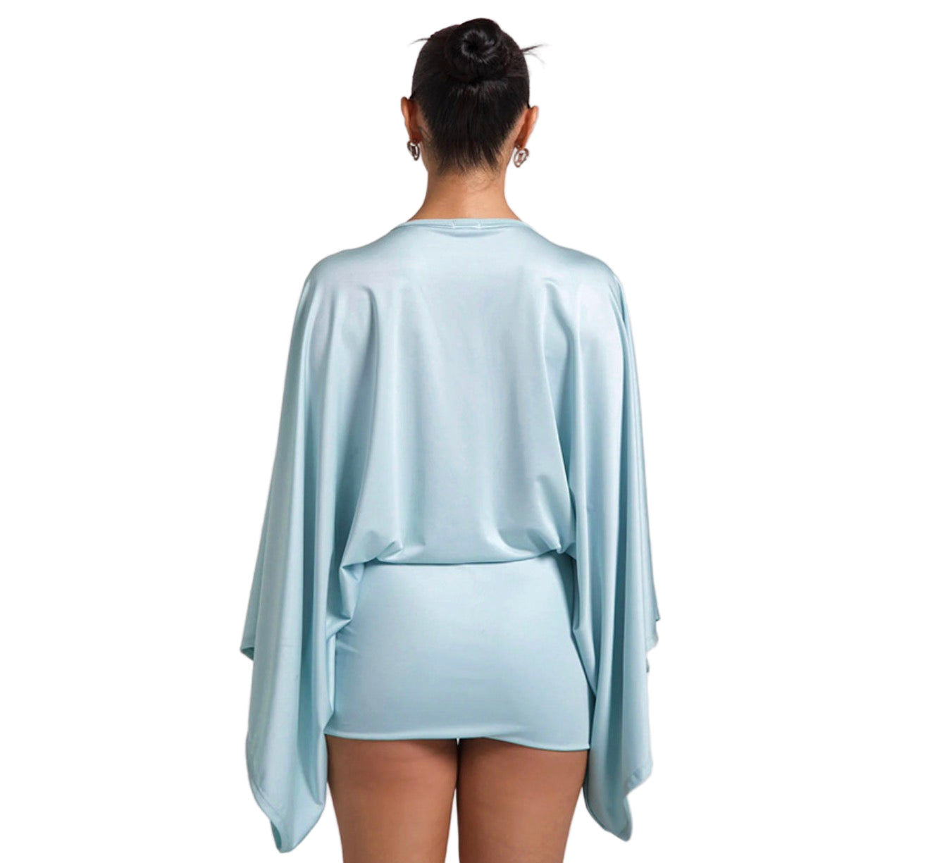 Women Sexy V-Neck Long-Sleeved Bodycon Dress