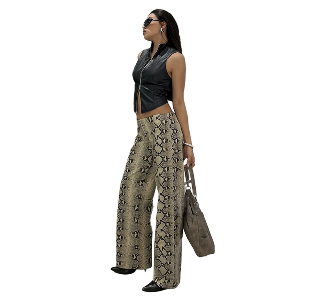 Women Stand Collar sexy Backless Crop Pu-Leather