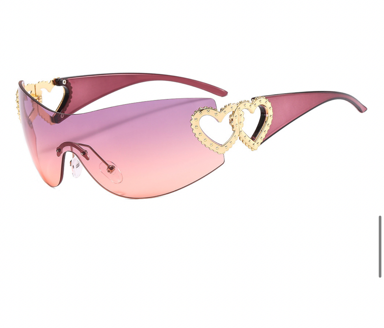 Sunglasses Rimless One-Piece Sunglasses For Women