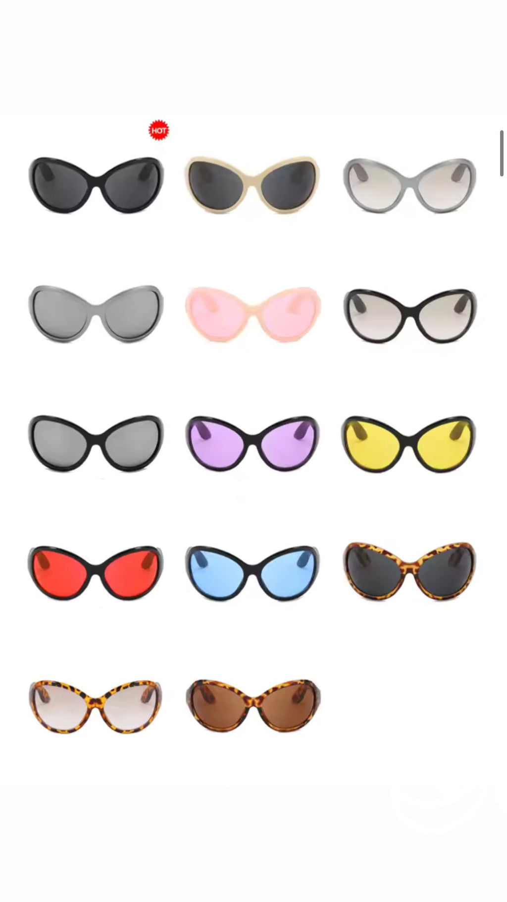 Fashion Irregular Round Sunglasses For Women Men Vintage Designer Ladies Sunglasses