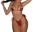 Women Sequin Sexy Two-Piece Bikini Swimsuit