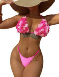 Floral Bikini Swim Set - Women's Summer Swimwear