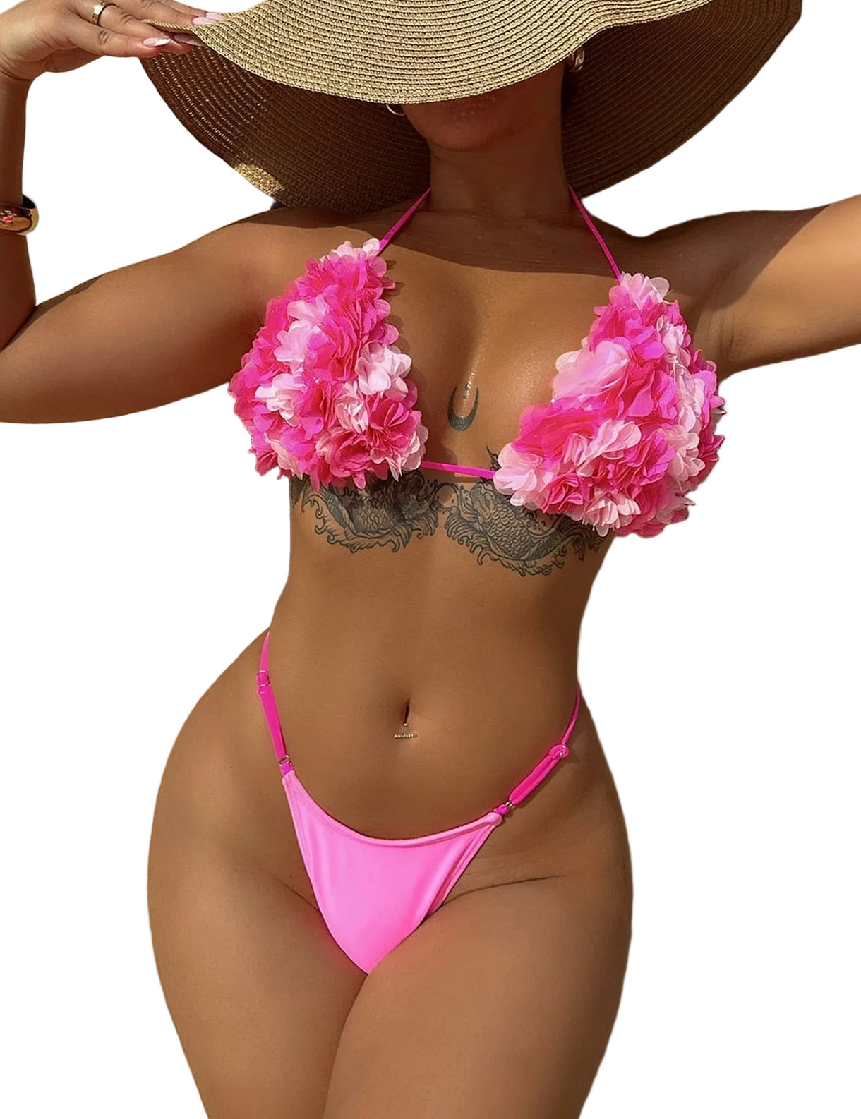 Floral Bikini Swim Set - Women's Summer Swimwear