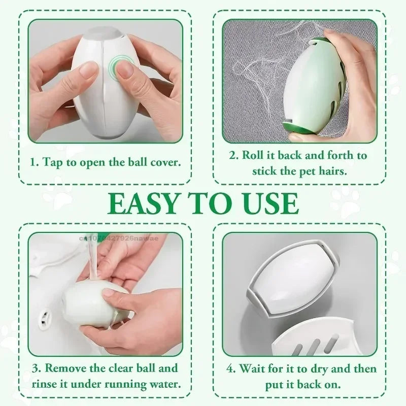 Magic Lint-Free Roller Duo — Reusable Pet Hair & Lint Remover Set