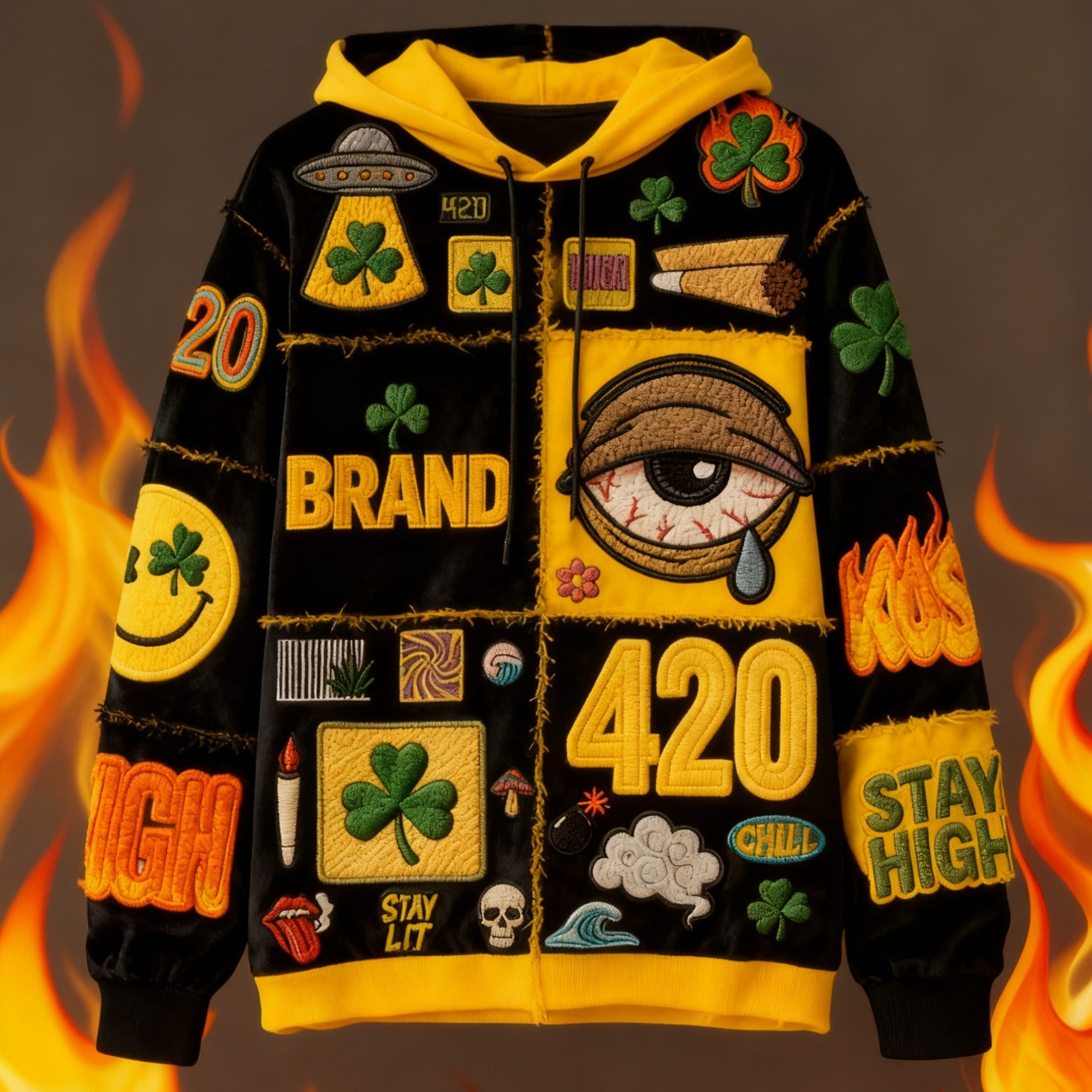 Fashion Casual Printed 420 Sweater