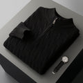 Jacquard Double-strand Thickened Long-sleeved Sweater