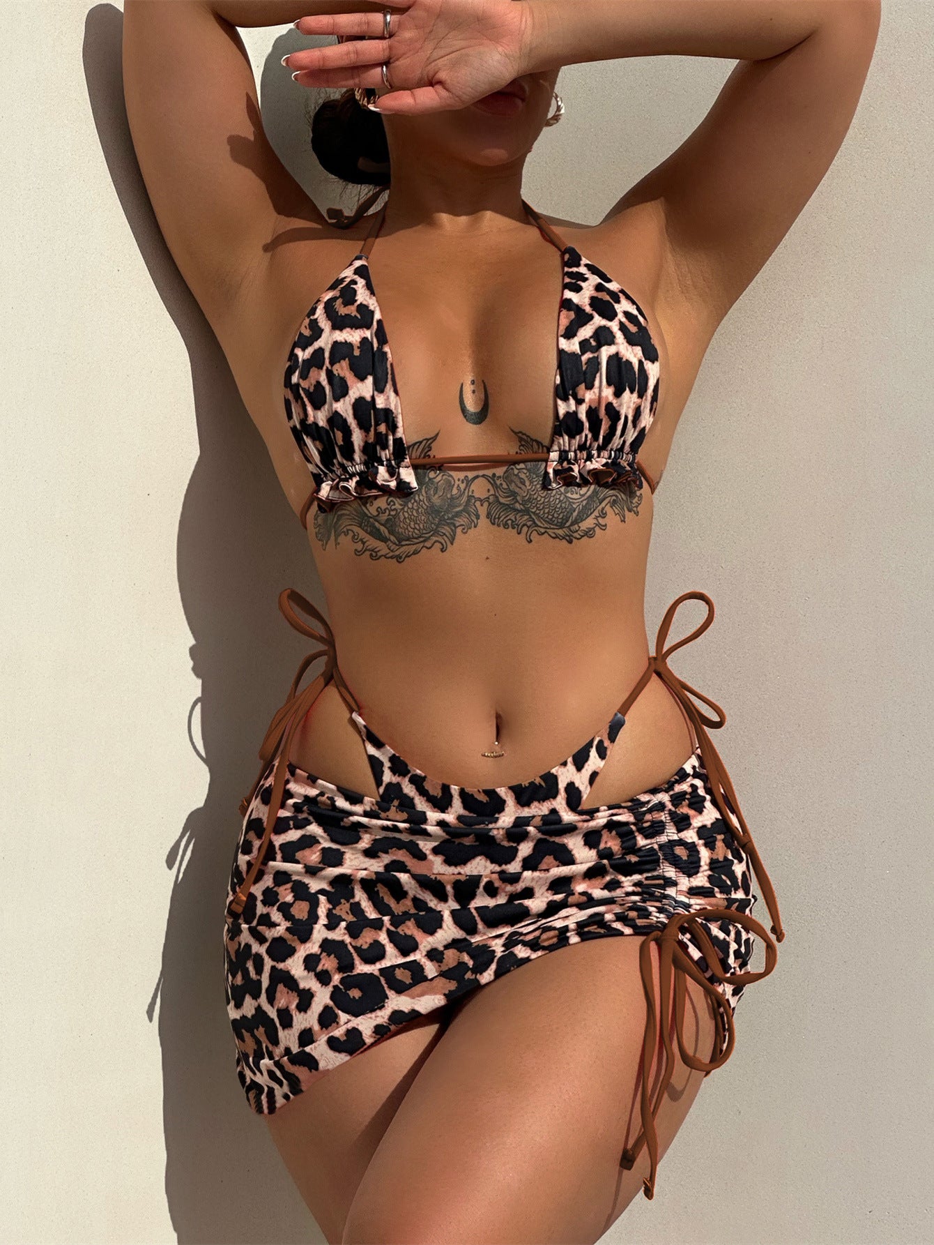 Women Sexy Bikini Swimswear Three-Piece