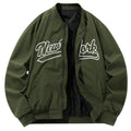 Baseball Uniform Retro Stand Collar Top Easy Matching Coat