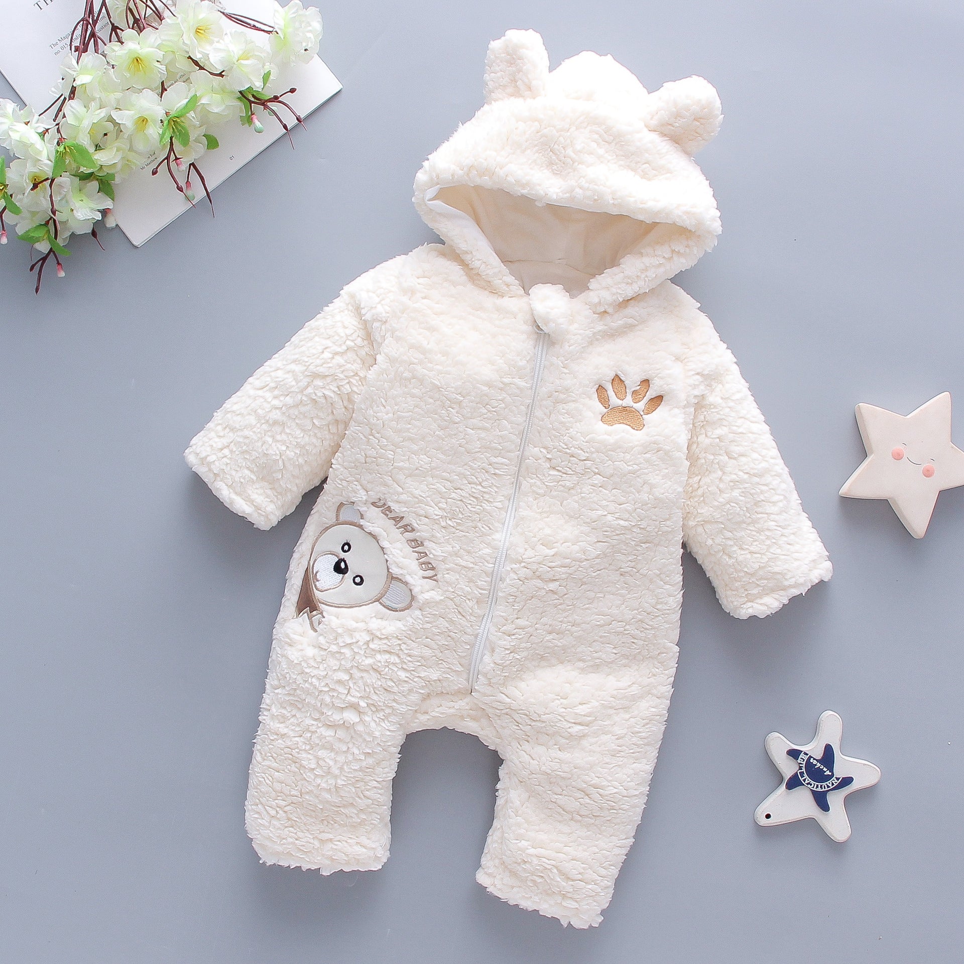 Winter Baby Boy & Girl Romper - Soft Cotton One-Piece Baby Clothes