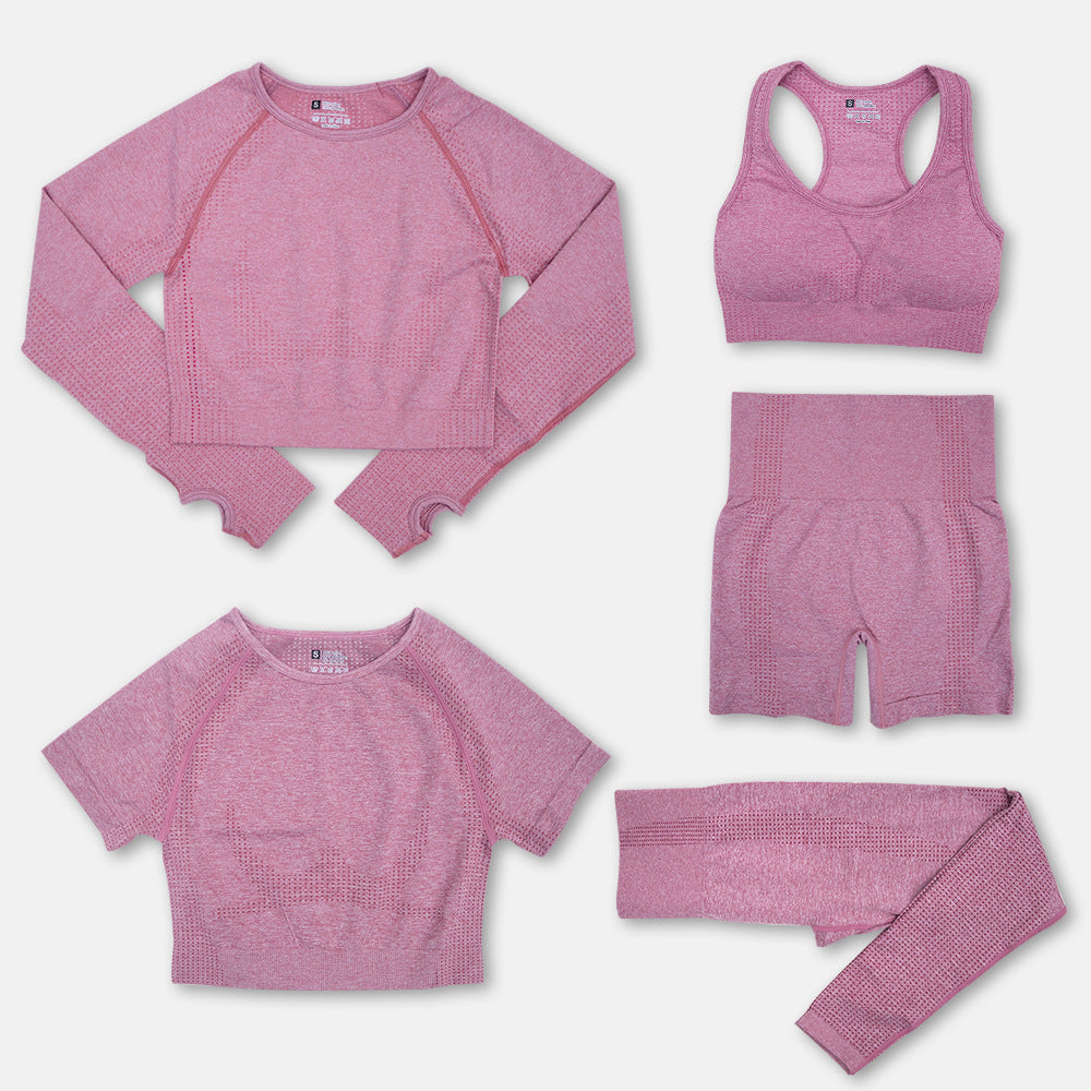 Women's Workout Yoga Set - Stylish Athletic Outfit