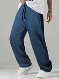 Camouflage Gradient Stripe Pants Wide-leg Men's Loose Drape Casual Light Luxury Trousers