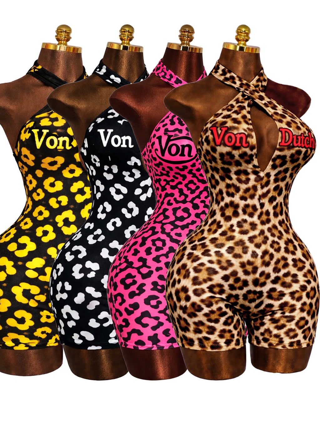 Women Fashion Cross Halter Neck Deep V Low Back Letter Print Jumpsuit Streetwear Outfit