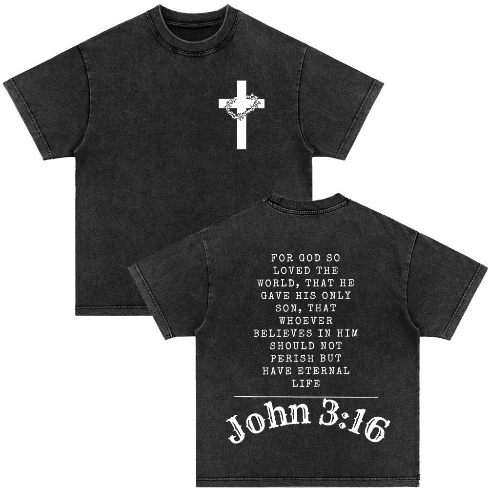 Bible Verse Retro Washed T-shirt