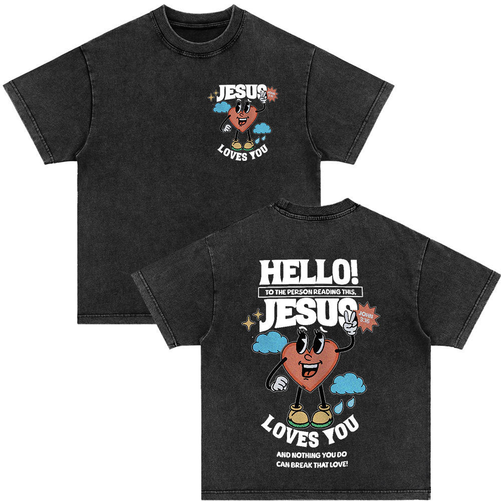 Bible Verse Retro Washed T-shirt