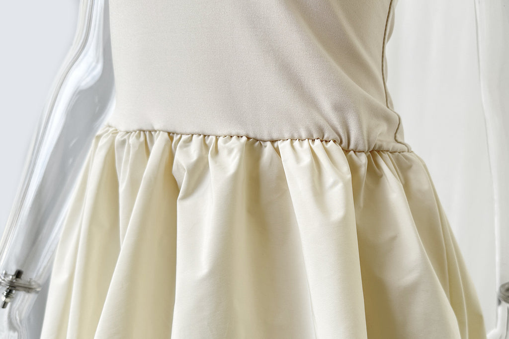Women Summer Pleated Backless Sexy Lace-Up Off-Shoulder Dress