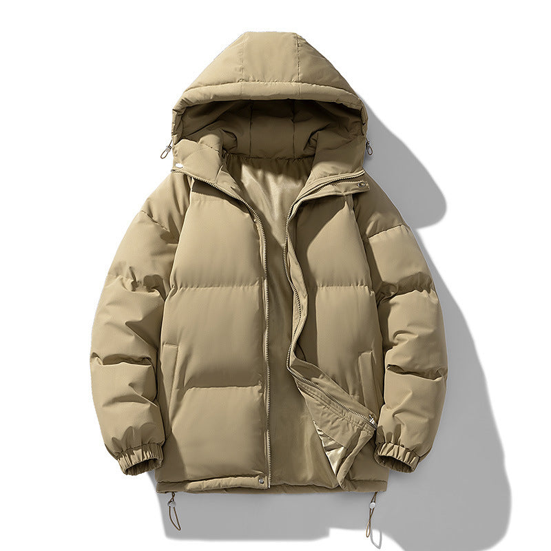 Men's Thickened Zip-Up Hoodie Jacket - Warm Winter Coat
