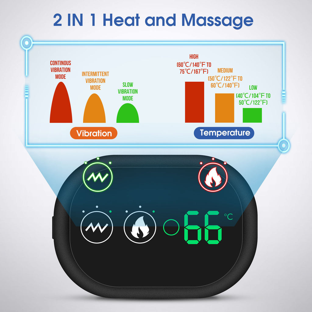 Electric Heating Shoulder Massage Belt - Adjustable Back & Arm Relaxer