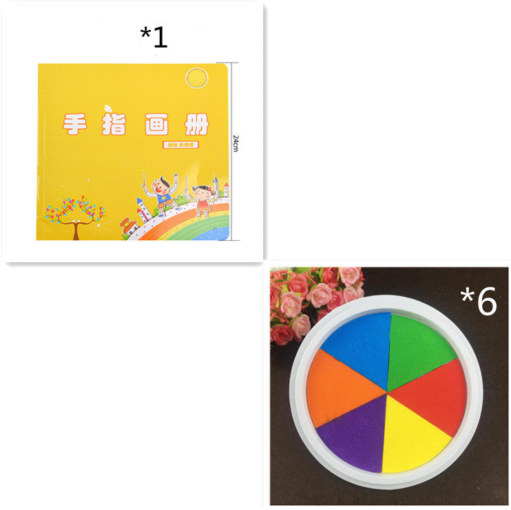 Kindergarten Finger Print Mud Non-toxic Washable Pigment