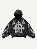Fashion Casual Printed Polyester Sweater