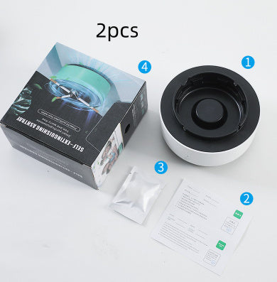 Smart Smoke Removal Ashtray - Air Purifying Smokeless Ashtray