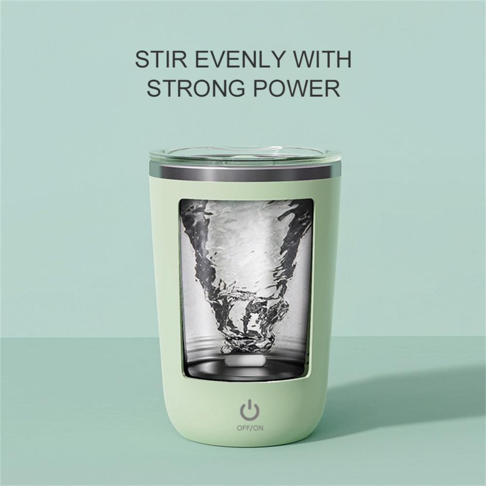 350ml Automatic Self-Stirring Mug - Electric Stainless Steel Mixing Cup