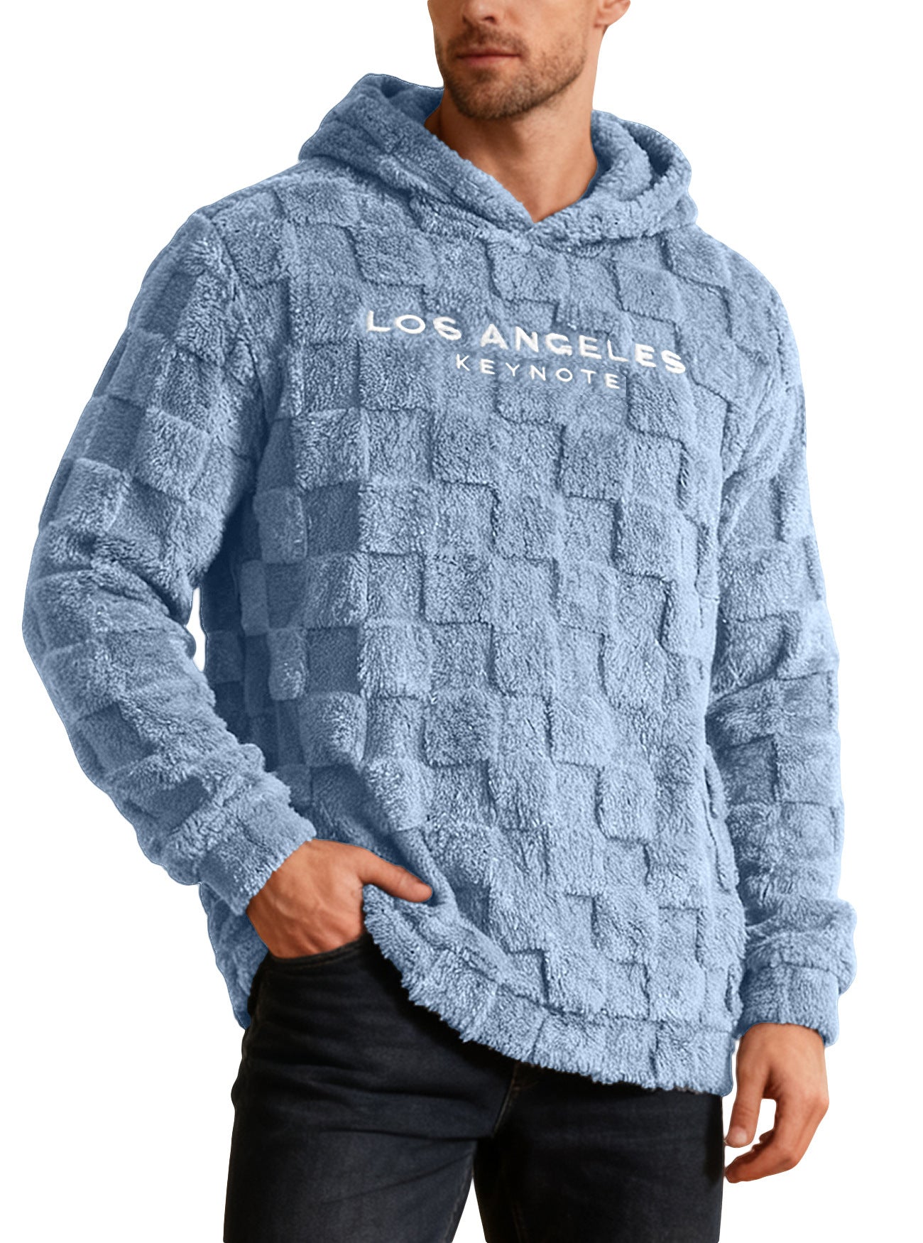 Men's Hooded Embroidered Loose Leisure Sports Hooded Sweater