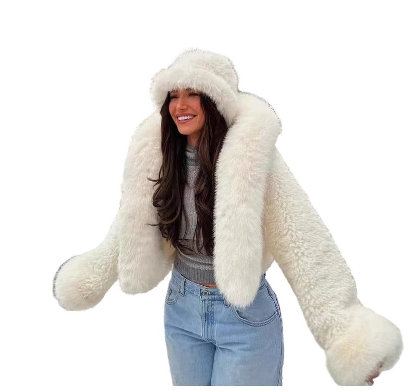 Faux Fur Coat Environmental Protection Women