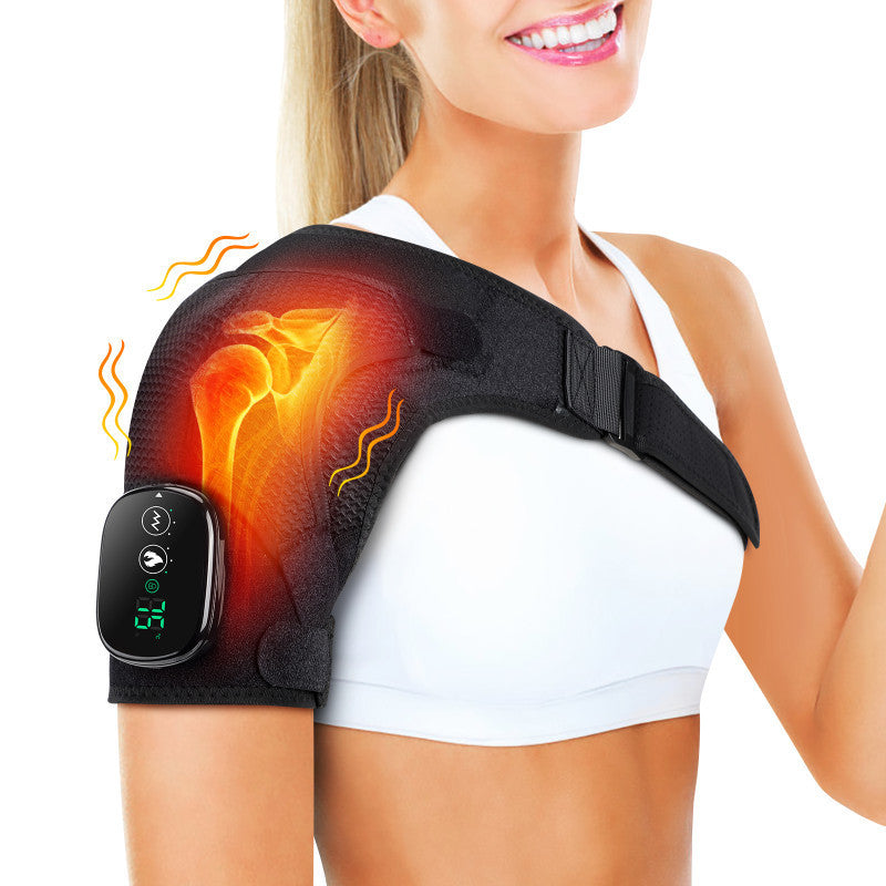 Electric Heating Shoulder Massage Belt - Adjustable Back & Arm Relaxer