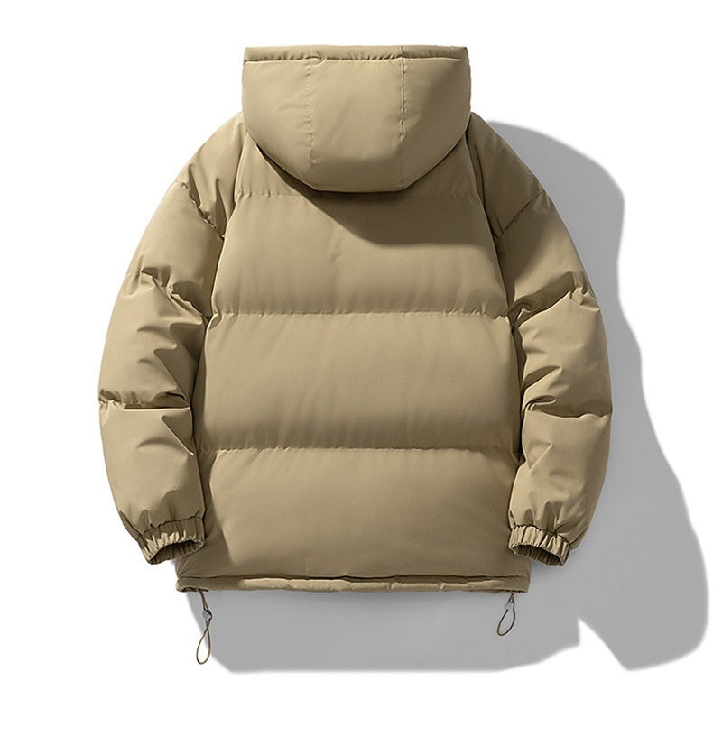 Men's Thickened Zip-Up Hoodie Jacket - Warm Winter Coat