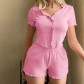 European And American Minimalist Sweet Homewear High-end Women's Suit