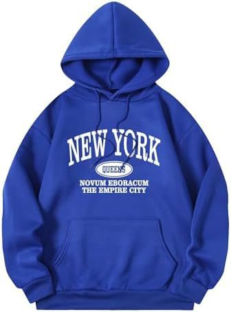 Unisex Letter Pattern Hoodie Pullover Sweater