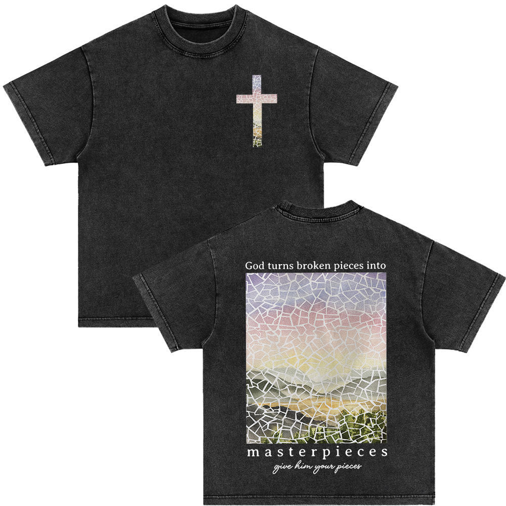 Bible Verse Retro Washed T-shirt