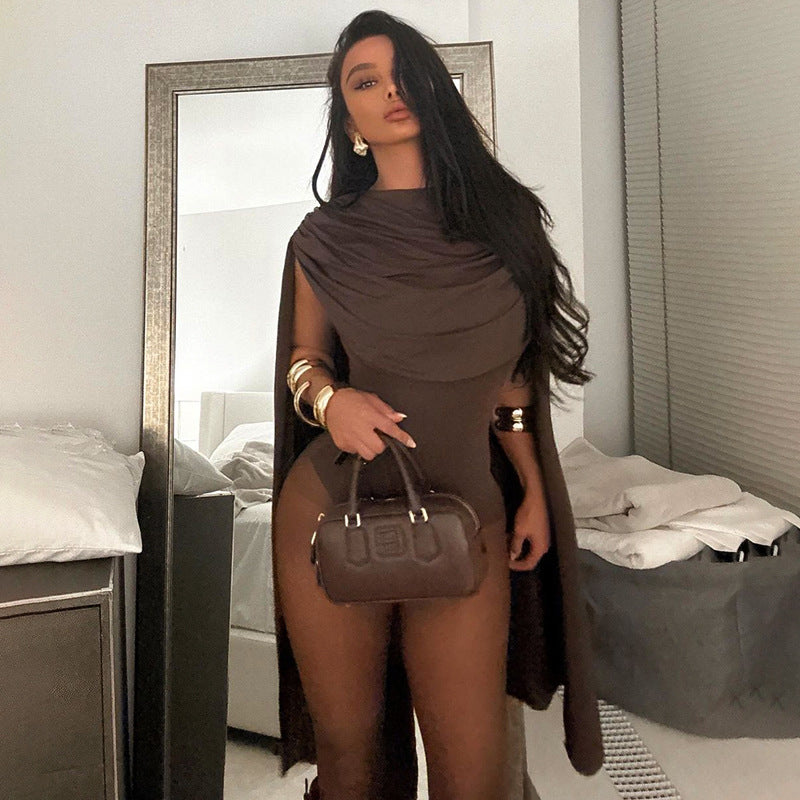 Women Basic long sleeve sexy jumpsuit